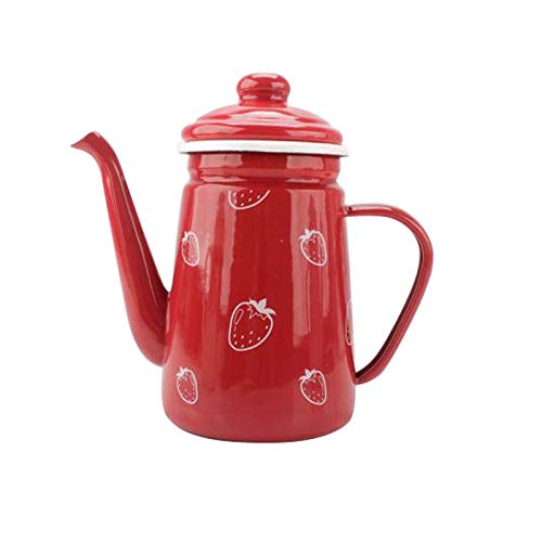 Hervidor De Esmalte 1 2L Cafetera De Esmalte Olla...