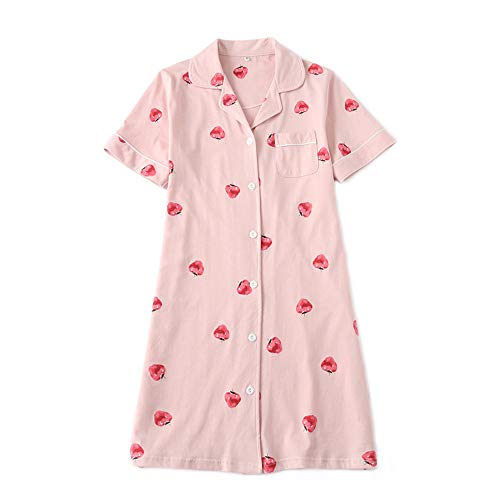 Mmllse Camisón De Algodón Femenino Camisa De...