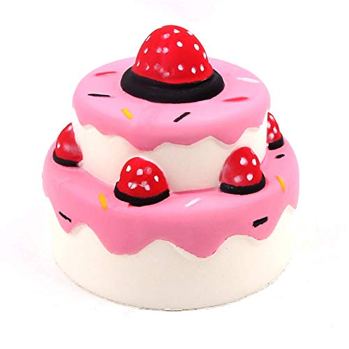 Squishy Tarta Con Fresas Squishys Baratos Grandes...