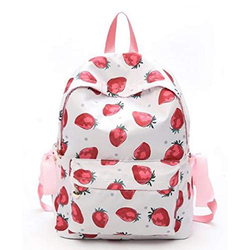 SODIAL Mochila con Estampado de Frutas y Fresas...