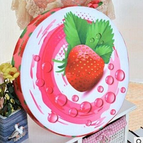 DaoRier Almohada de frutas 3D creativa con relleno...